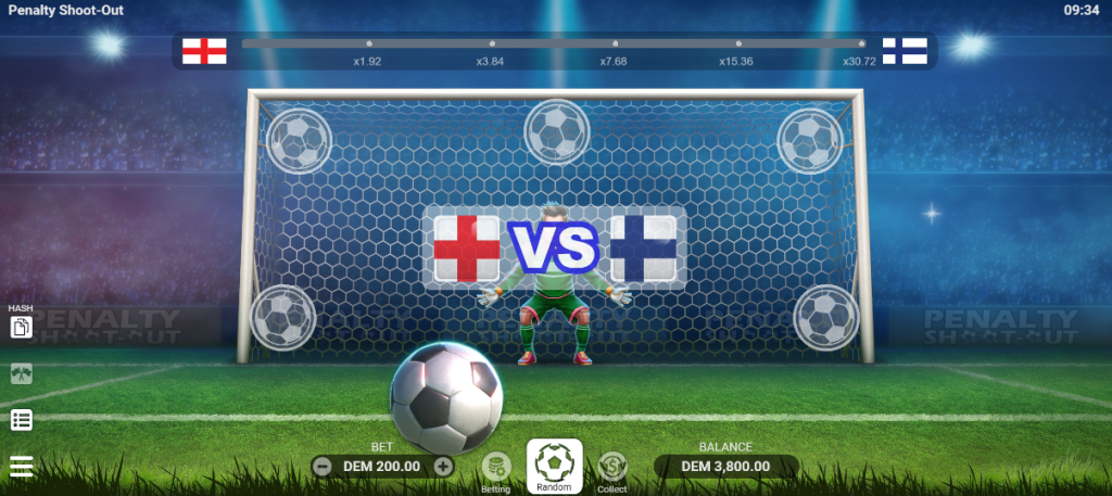 Penalty Shoot-Out da Evoplay Penalty Shoot-Out Evoplay